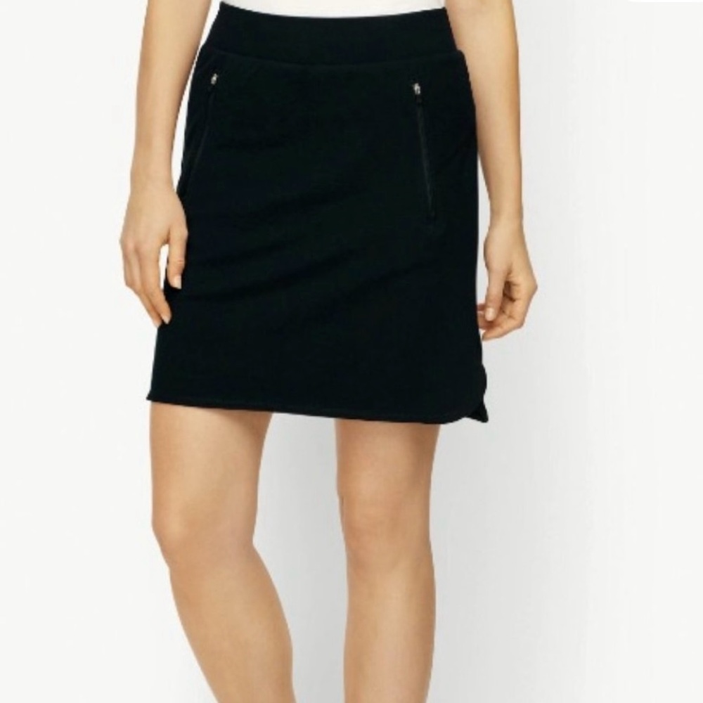 T by Talbots Black Women's 18” Long Stretch Skort 3X